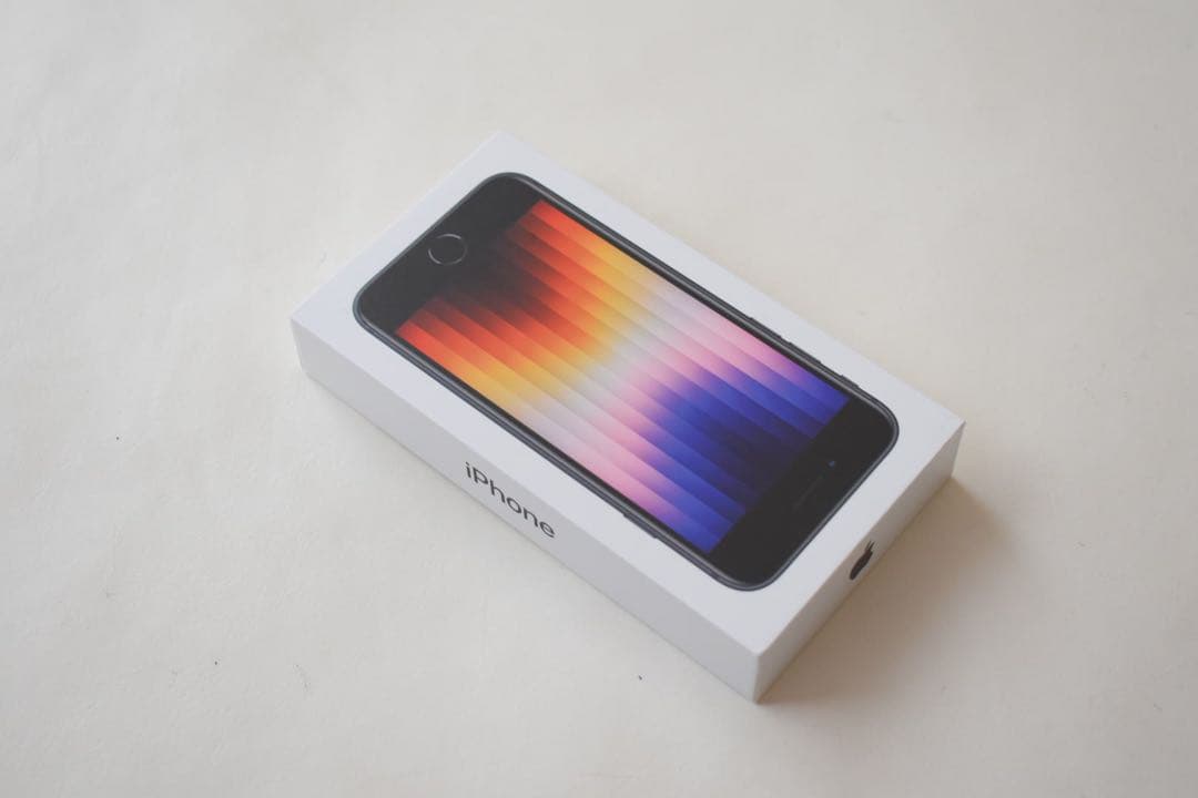 当日発送 新品 iPhoneSE 3 ミッドナイト 64gb SIMフリー