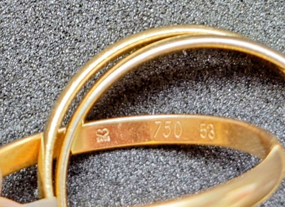 マ*ン様 141 正規品 カルティエ トリニティリング スリーカラーゴールド