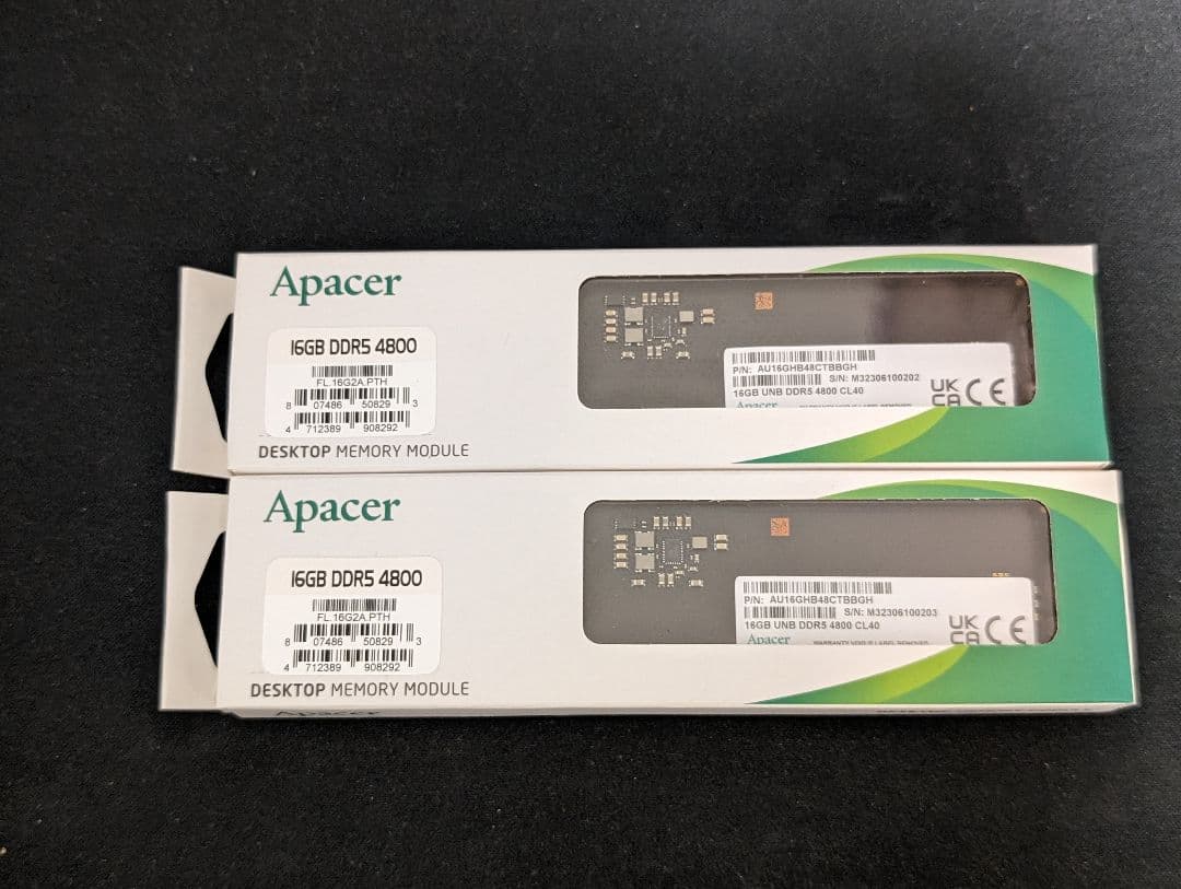Apacer DDR5 4800MHz 32GB（16GBx2）