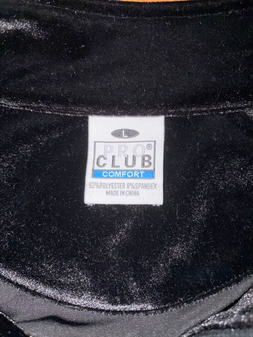 PROCLUB　プロクラブ　ベロア　ジャージ　セットアップ　ブラック