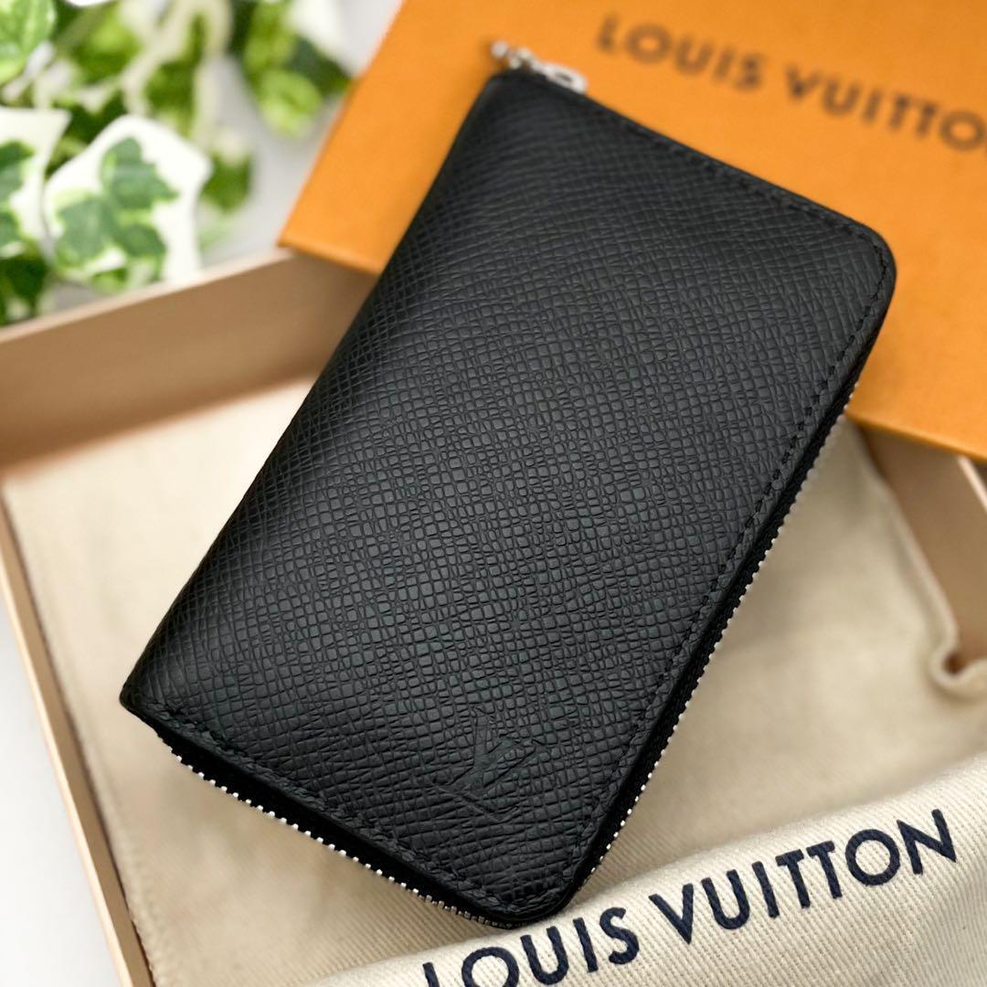 ヨッチ　ルイヴィトン タイガ ジッピーパース ケース 黒