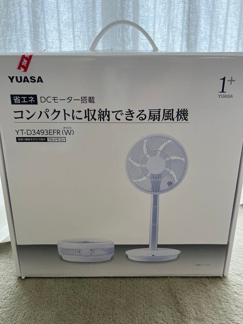 YUASA DCモーター扇風機 YT-D3493EFR(W)