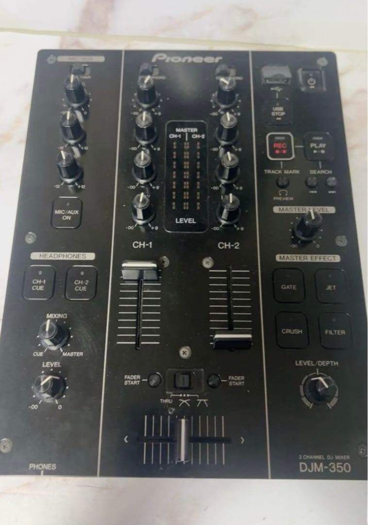 Pioneer パイオニア ミキサー DJM-350 ブラック