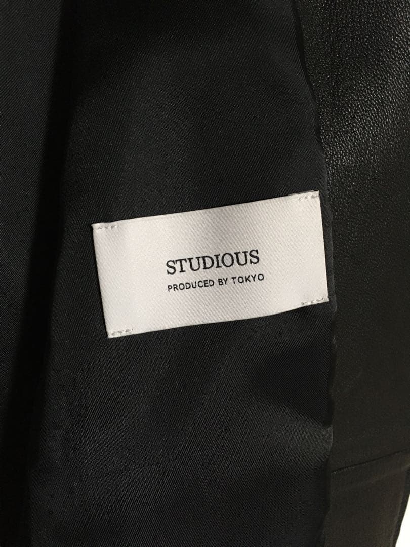 STUDIOUS スチュディオス シングルレザージャケット　ライダース　サイズ2