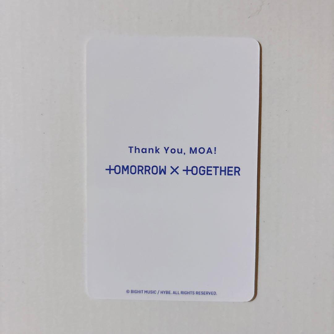 TXT 公式 TOMORROW 新規入会 トレカ ボムギュ