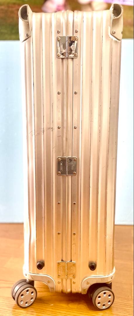 【中古品】RIMOWA_TOPASスーツケース104L/シルバーメタル93277