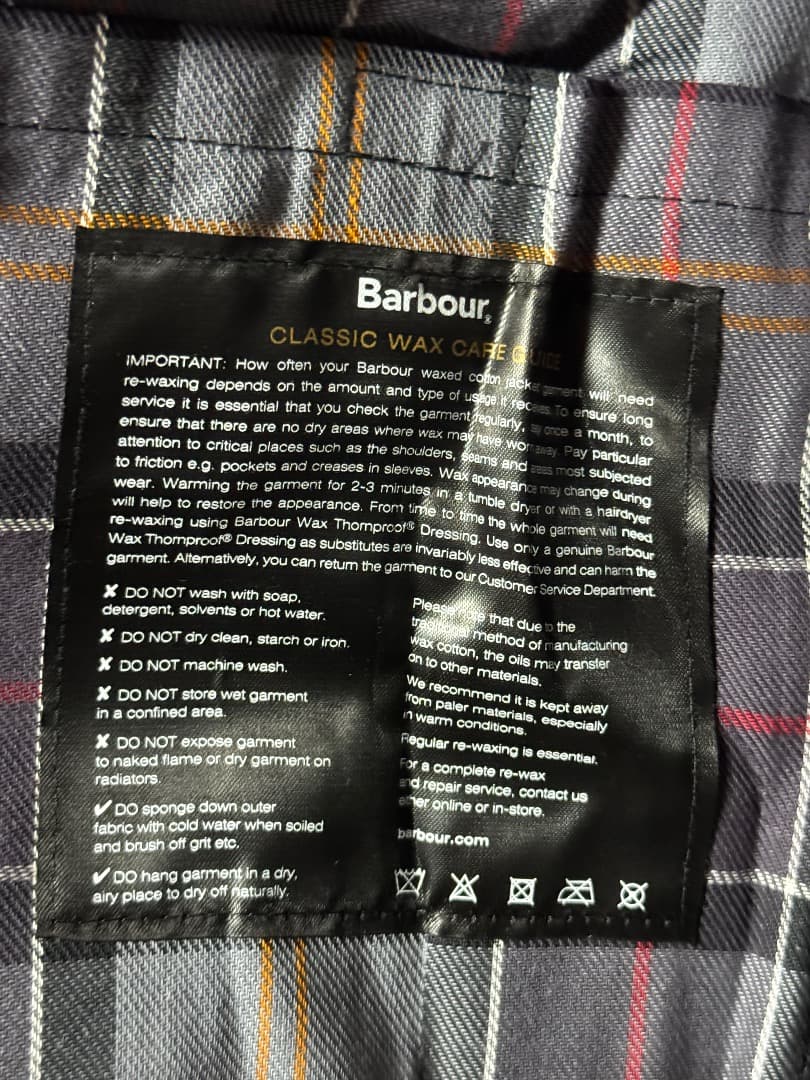 バブアー BARBOUR ビデイルワックスジャケット UK製 新品 サイズ36