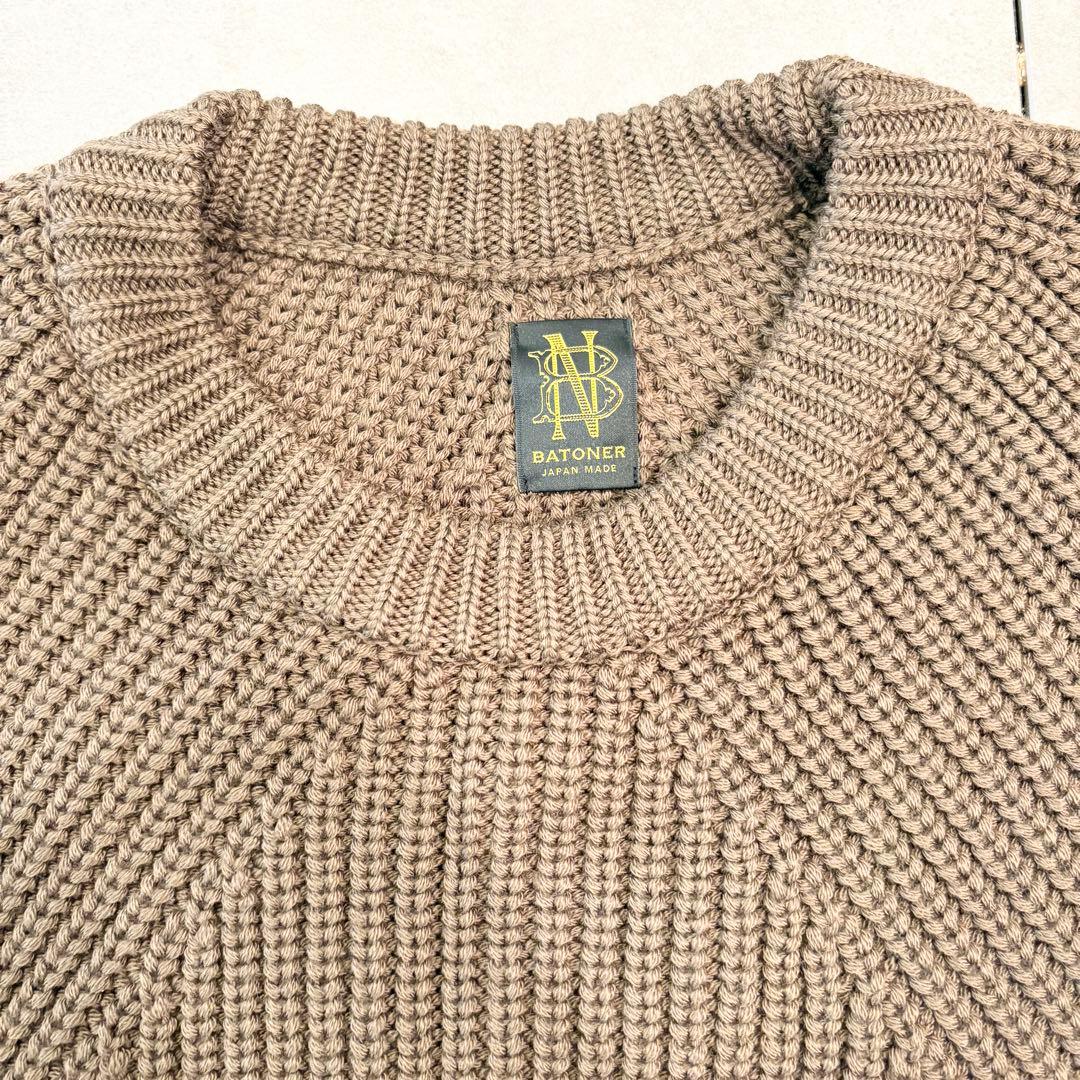 ［未使用級］バトナー　ブラウン ニット セーター サイズ3