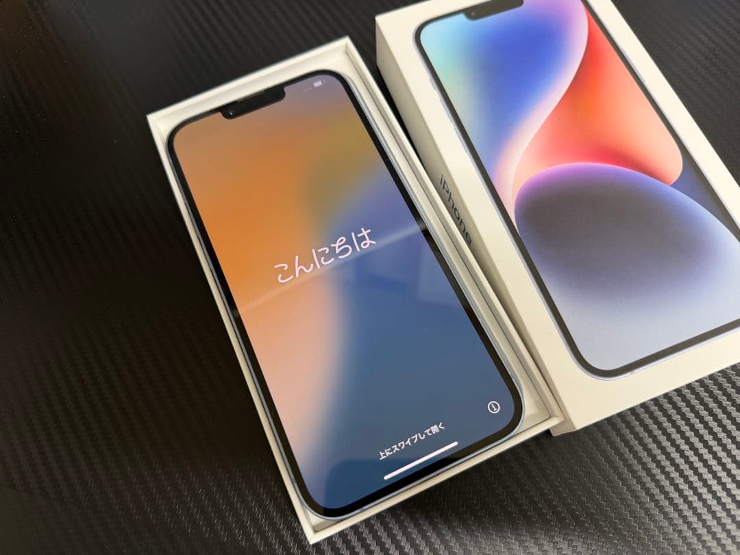iPhone 14 plus 256G SIMフリー 青色 本体 箱付き