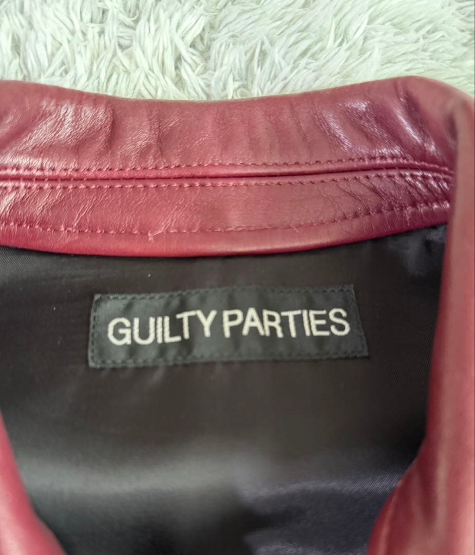 大特価‼️ ワコマリア　シングルライダース　レザー　leather レッド　ダブル