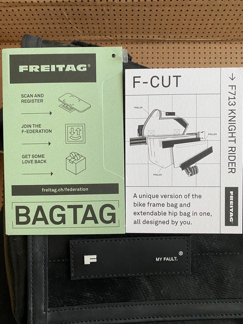 ★FREITAG F713 KNIGHT RIDER オールブラック　新品未使用