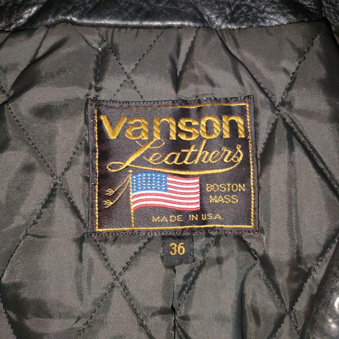 人気良品Vanson C2ライダース TALONZip36サイズ ダメでも対応有