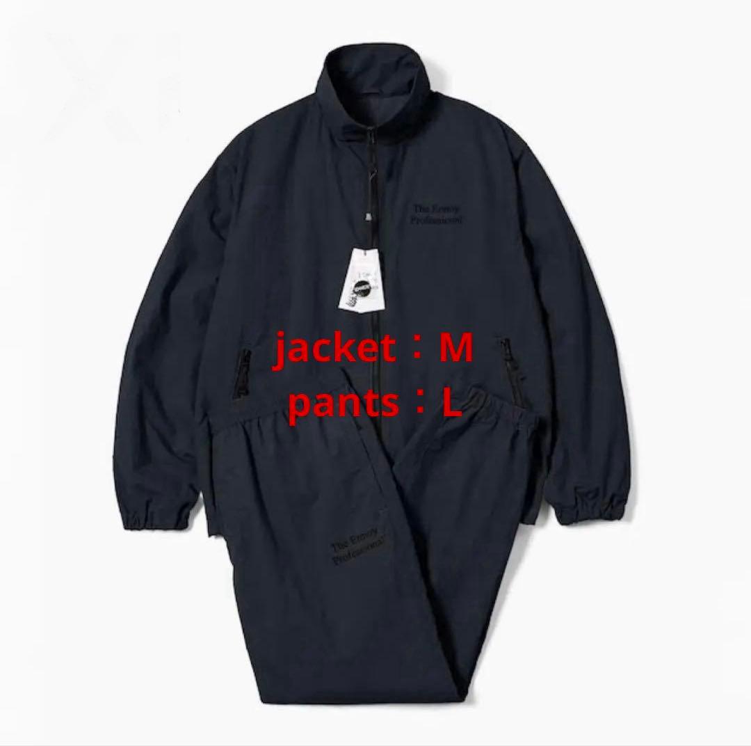 ennoy エンノイ スタイリスト私物 シャカシャカ セットアップ ブラック