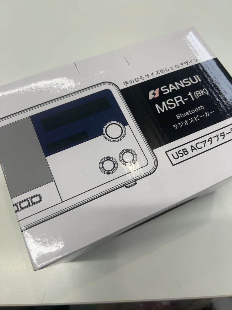 Bluetooth ラジオスピーカー MSR-1 BK サンスイ