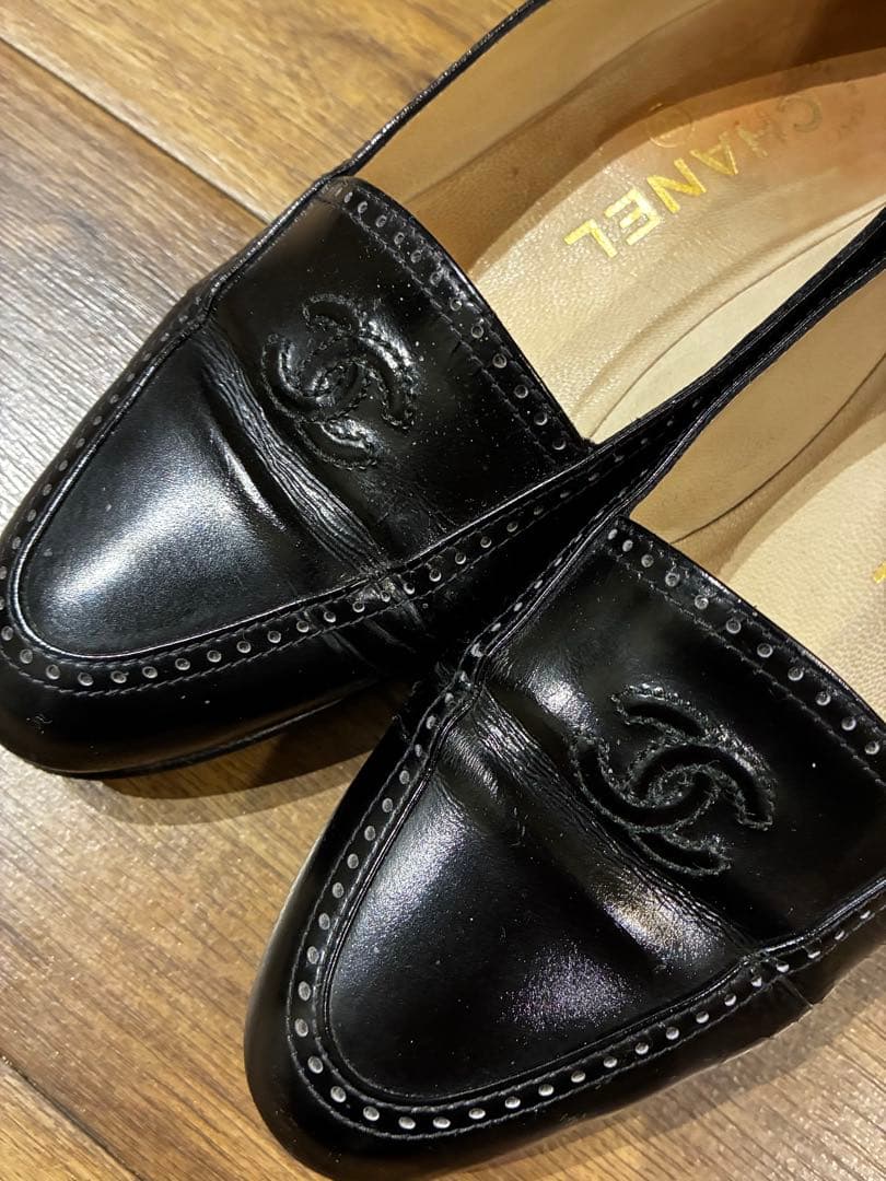 CHANEL ブラック ローファー36
