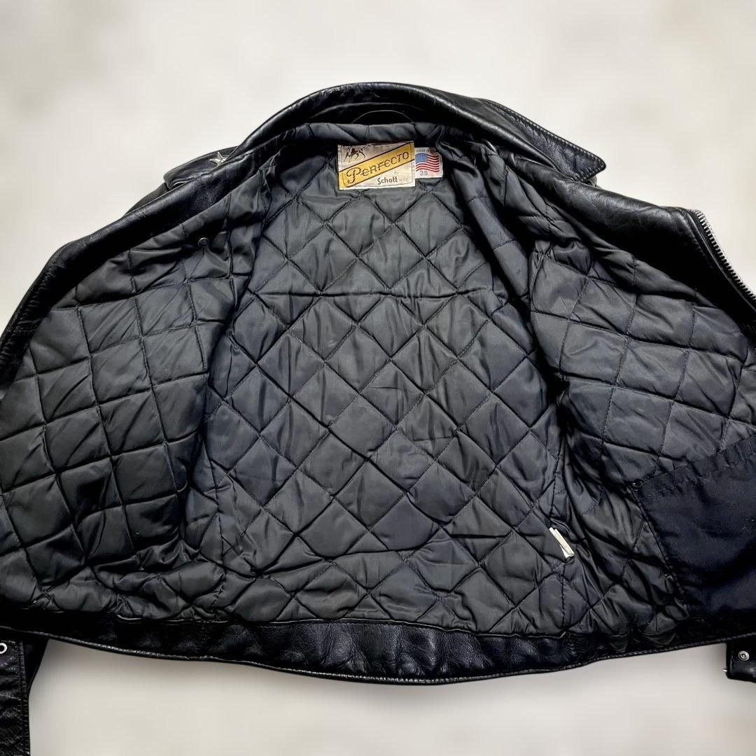 ✨入手困難/極美品✨ショット ワンスター ダブルライダース レザージャケット