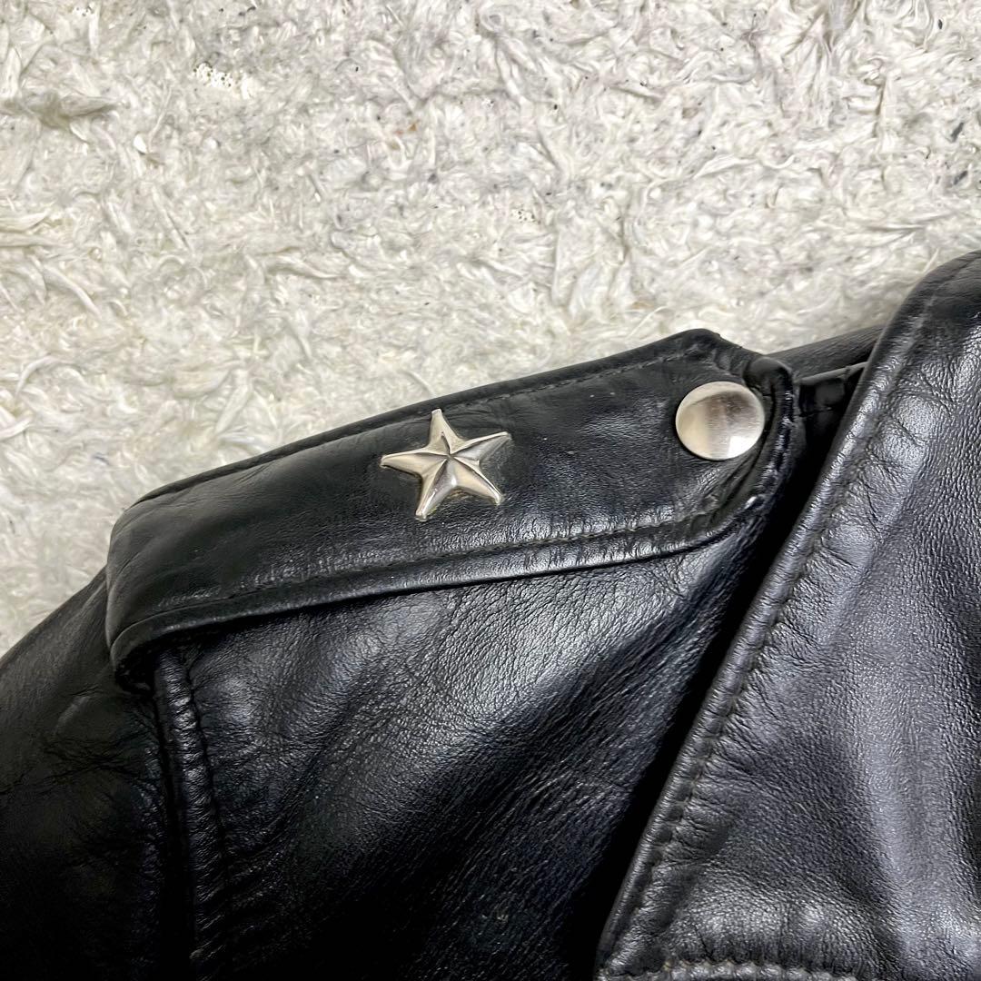 ✨入手困難/極美品✨ショット ワンスター ダブルライダース レザージャケット