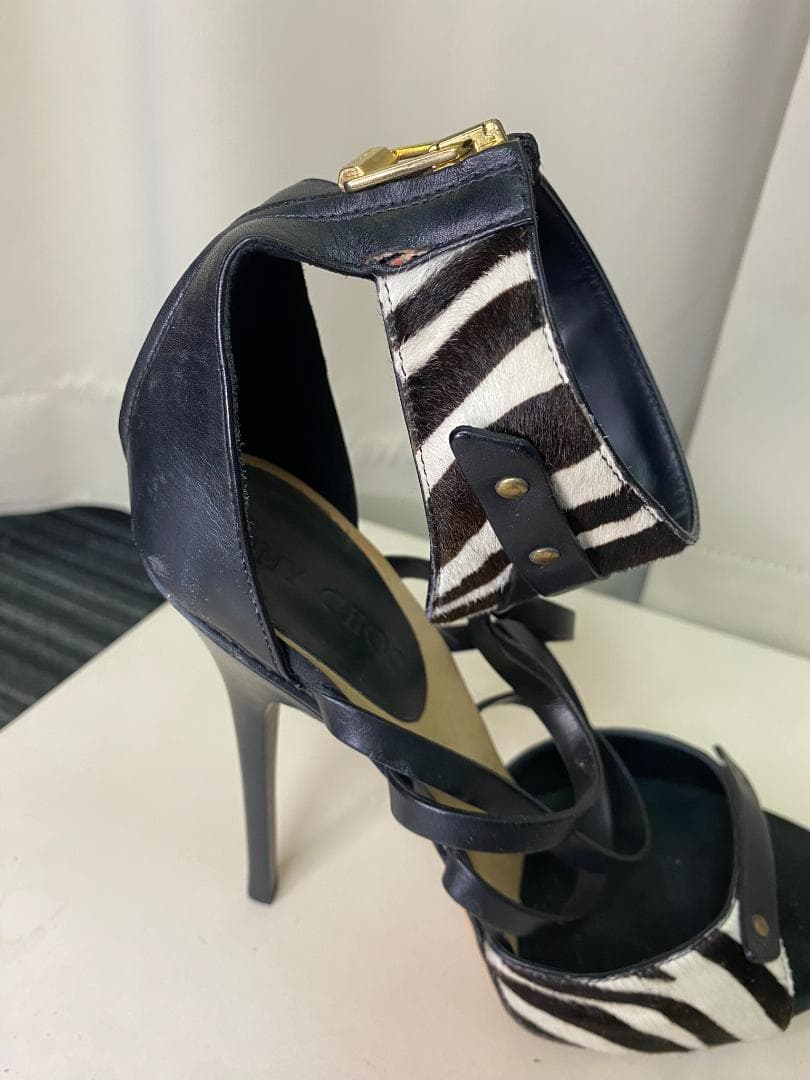 JIMMY CHOO ゼブラ ハイヒール パンプス レディース