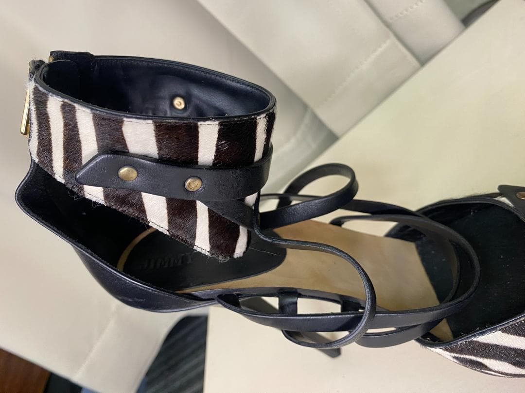 JIMMY CHOO ゼブラ ハイヒール パンプス レディース