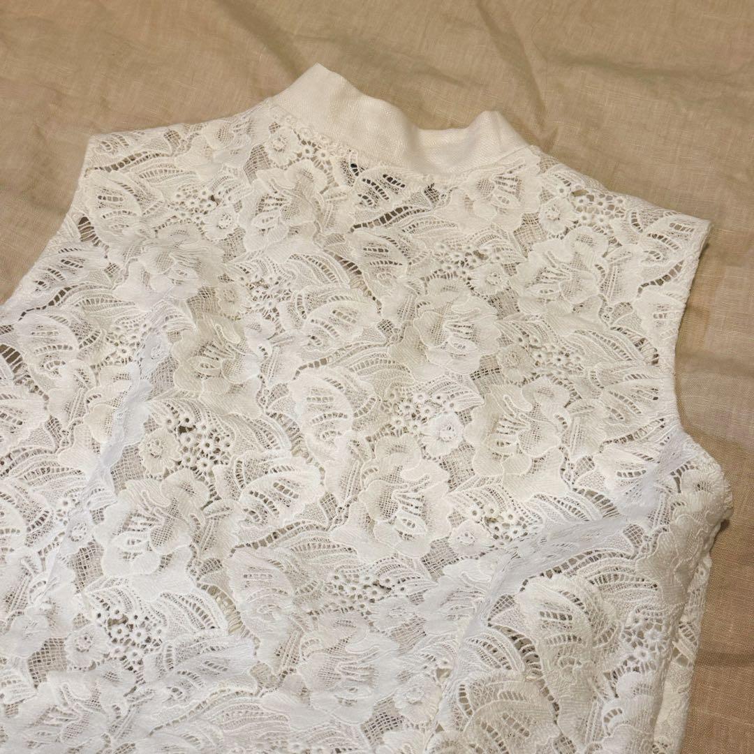 ahcahcum あちゃちゅむ レースシノワワンピース