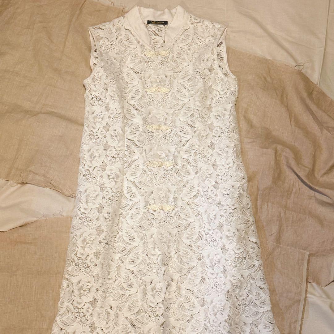 ahcahcum あちゃちゅむ レースシノワワンピース