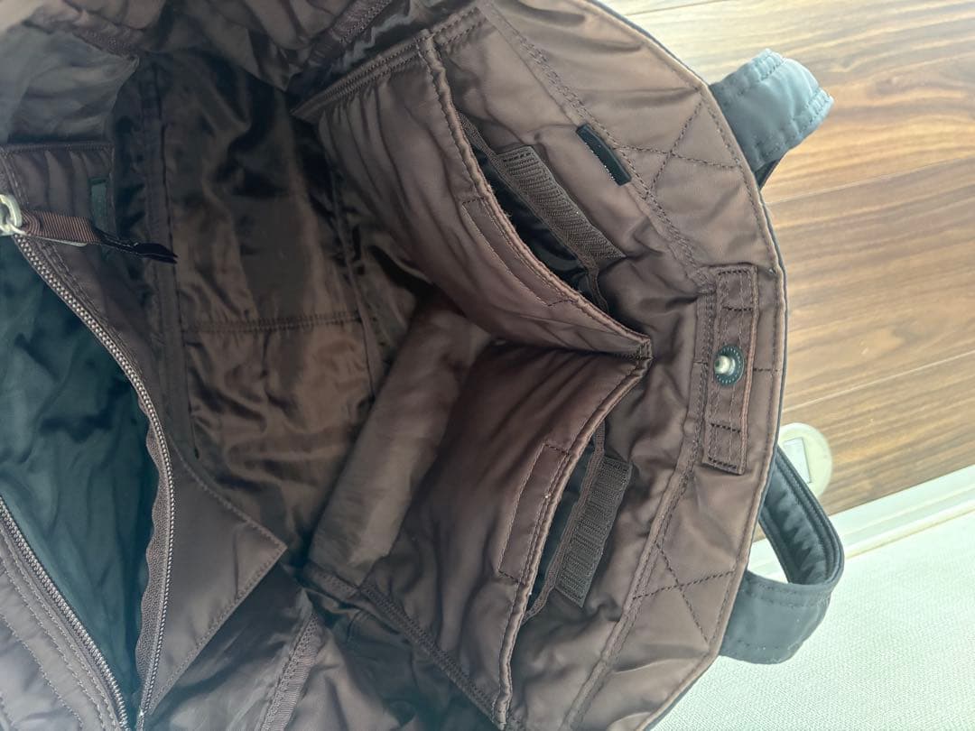 ポーター クリーム トートバッグL ブラック　美品　大人気