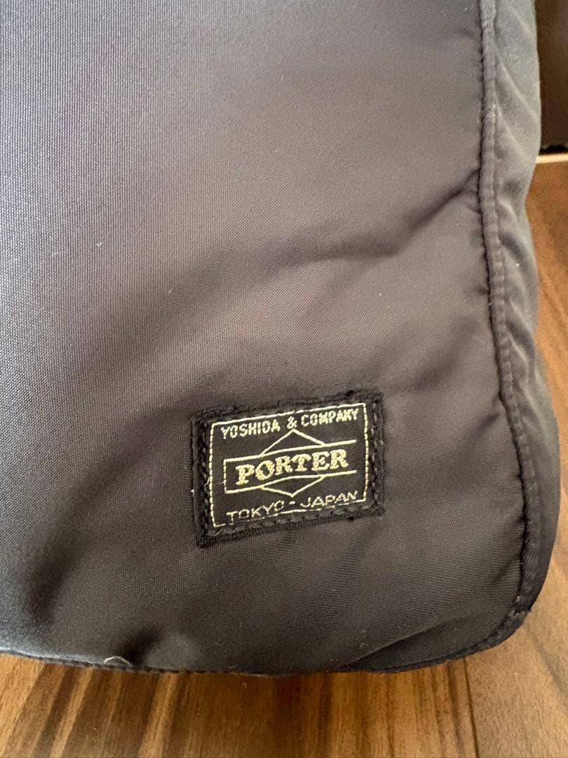 ポーター クリーム トートバッグL ブラック　美品　大人気