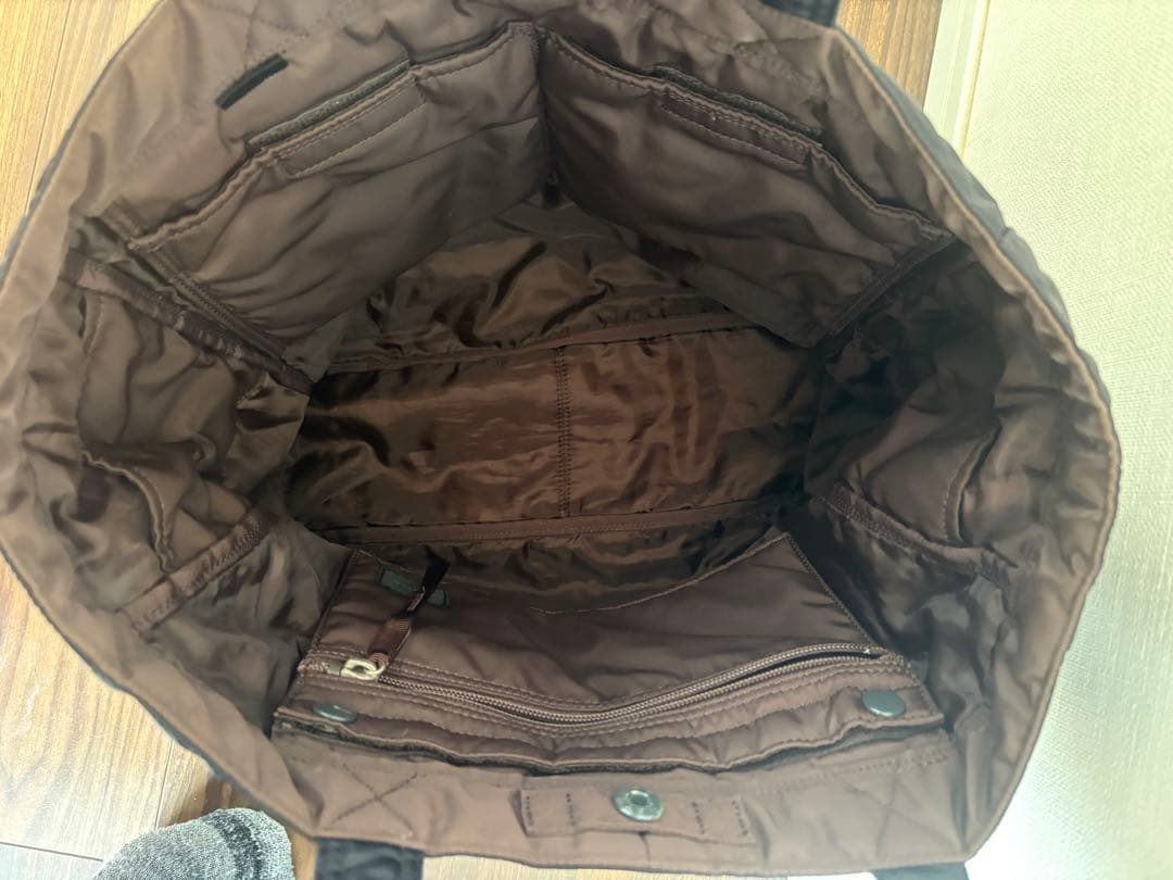 ポーター クリーム トートバッグL ブラック　美品　大人気