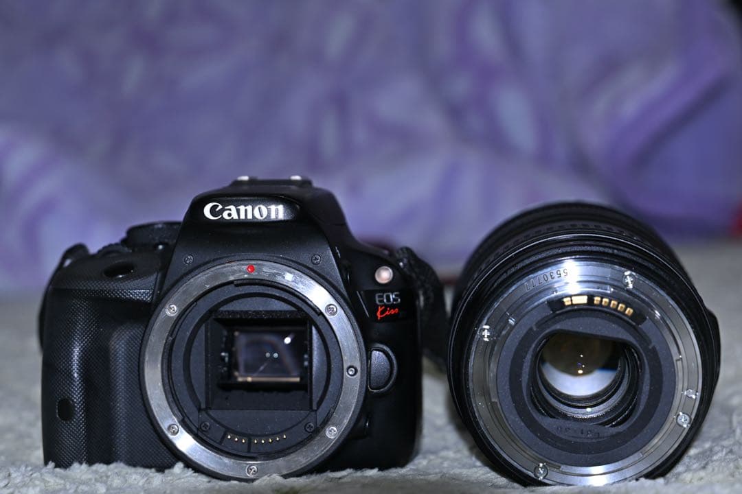 Canon EOS Kiss ボディとレンズEF 24-105mm f/4