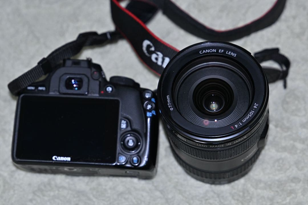 Canon EOS Kiss ボディとレンズEF 24-105mm f/4