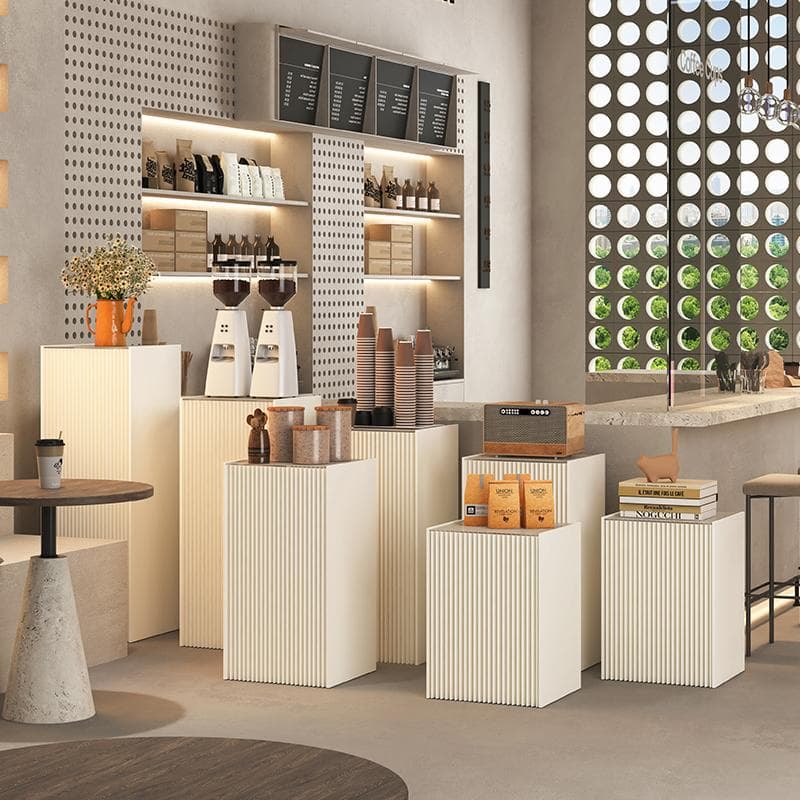 ディスプレイスタンド高さ78㎝長さ30㎝展示台 陳列台 組立不要 展示会イベント