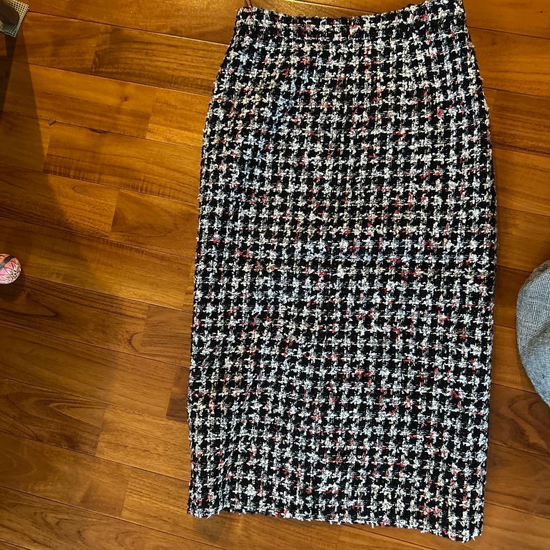 theory luxe ツイードタイトスカート 040 現行品