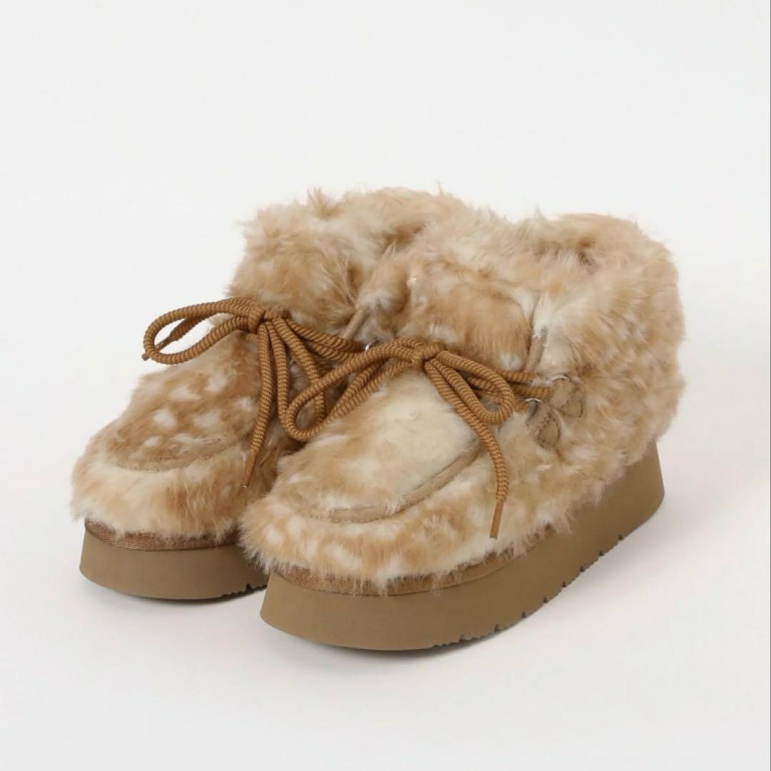 ♡オリジナルフェイクムートンモカシンブーツ♡