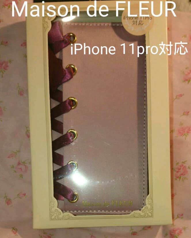 完売☆新品 Maison de FLEUR iPhone11pro スマホケース