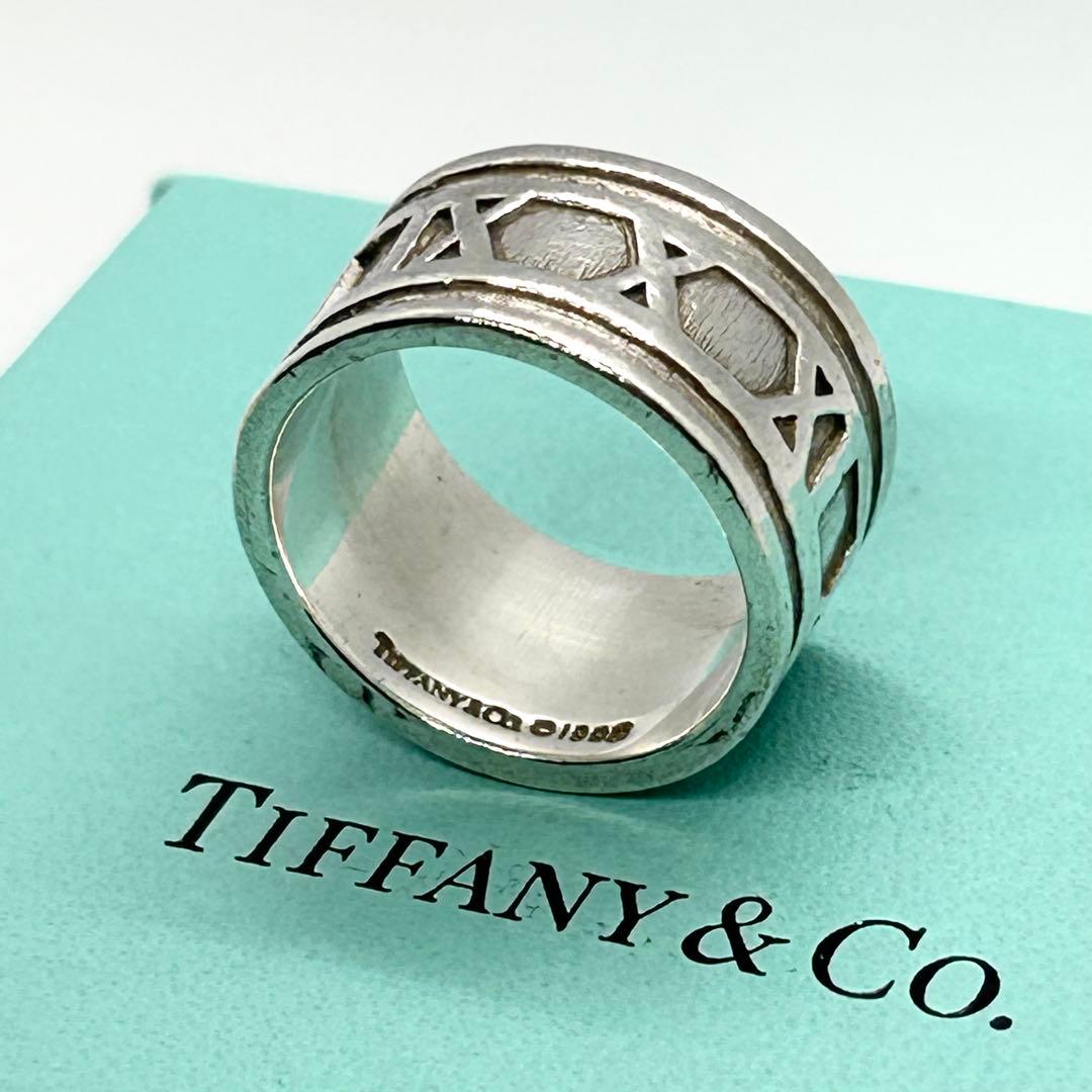 TIFFANY ティファニー アトラス リング SV925 約15.5号 ワイド