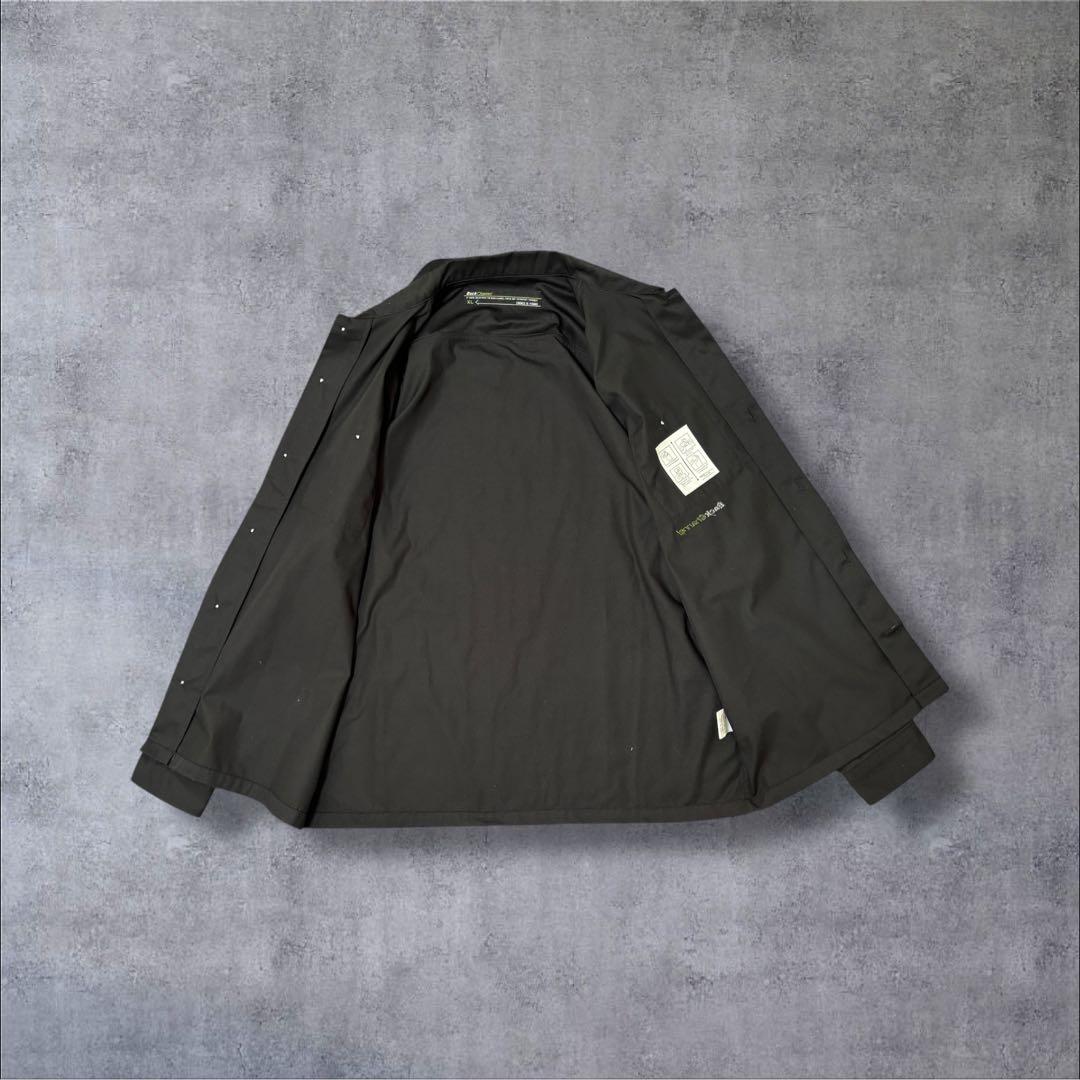 Bunzou！希少▲バックチャンネル ワークシャツ 黒 ライオン 背面プリ