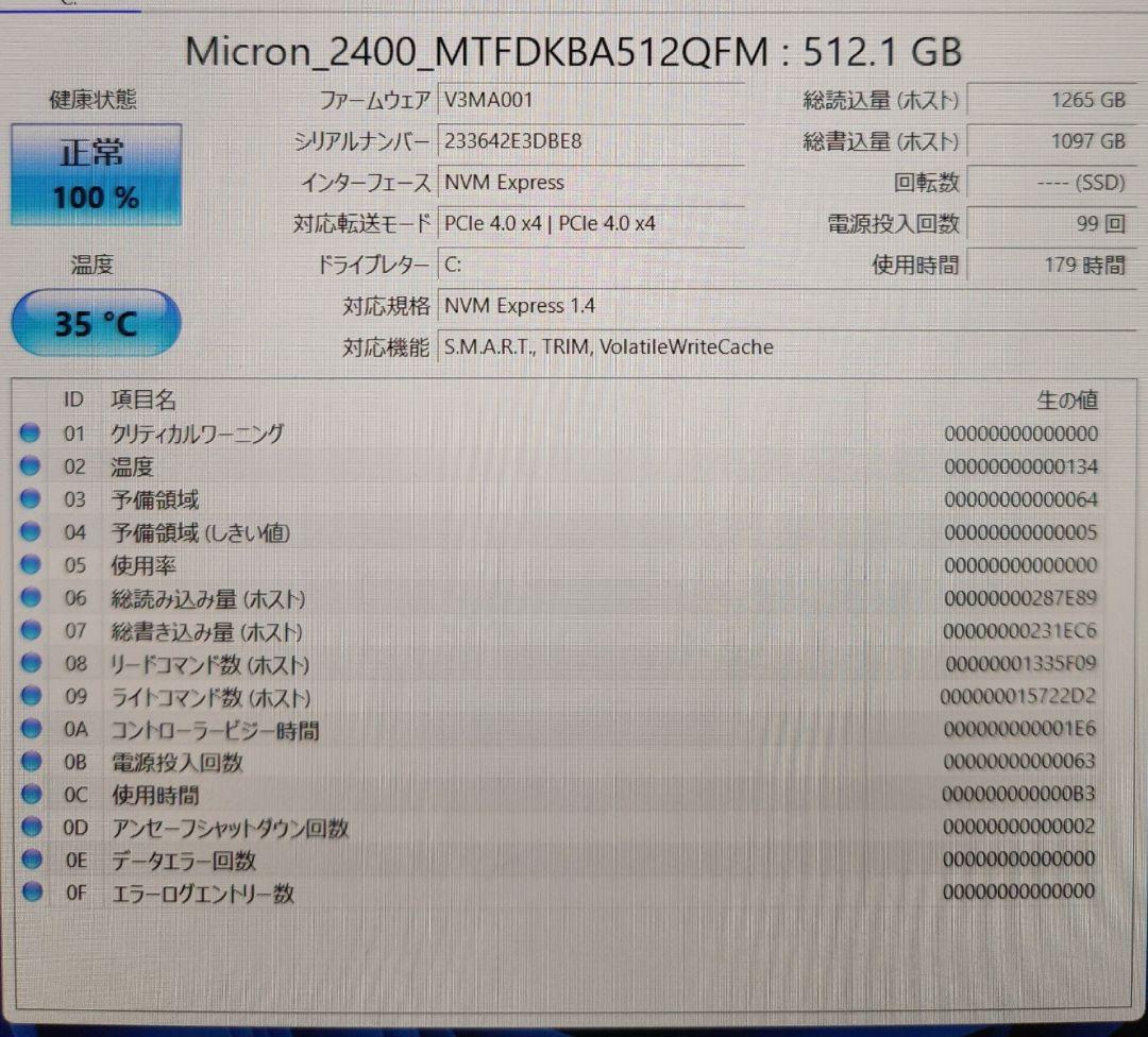 Prestige 13Evo 第12世代Corei5 16GB 512GB