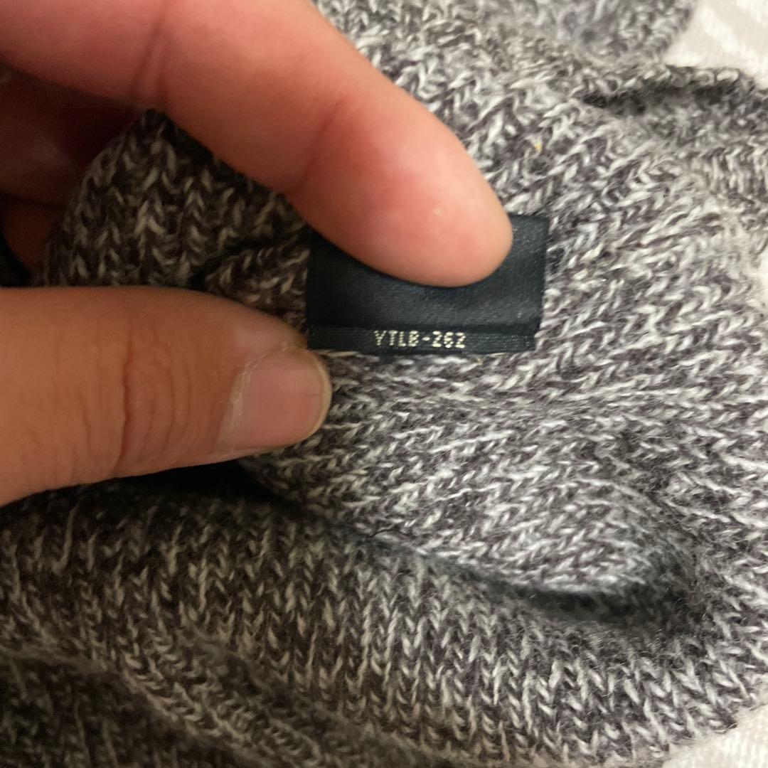 新品未使用 デッドストック RRL 三つ星 ハーフボタンニット XL