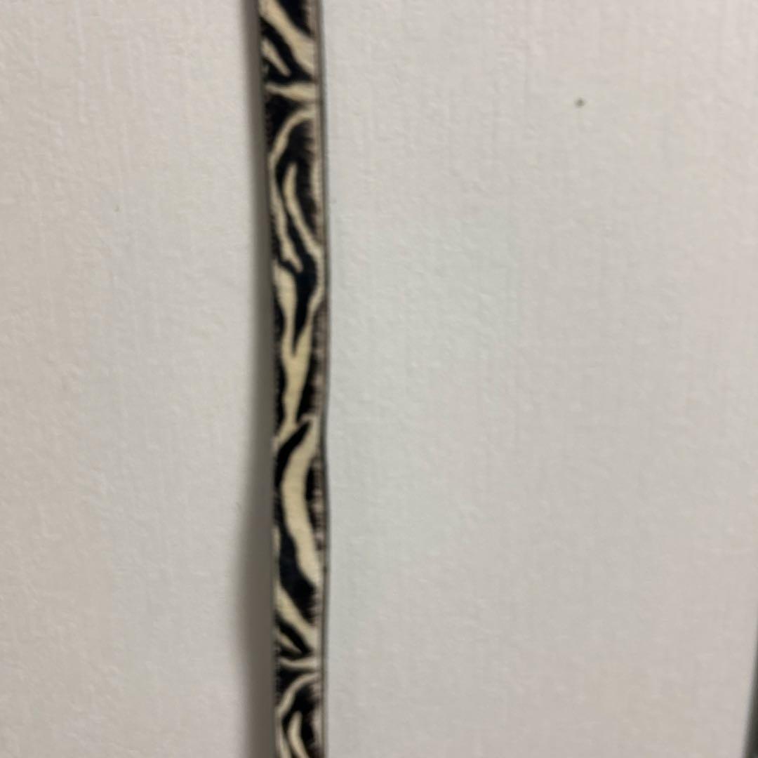 Jaded London ジェイデットロンドン　ゼブラ柄　ベルト