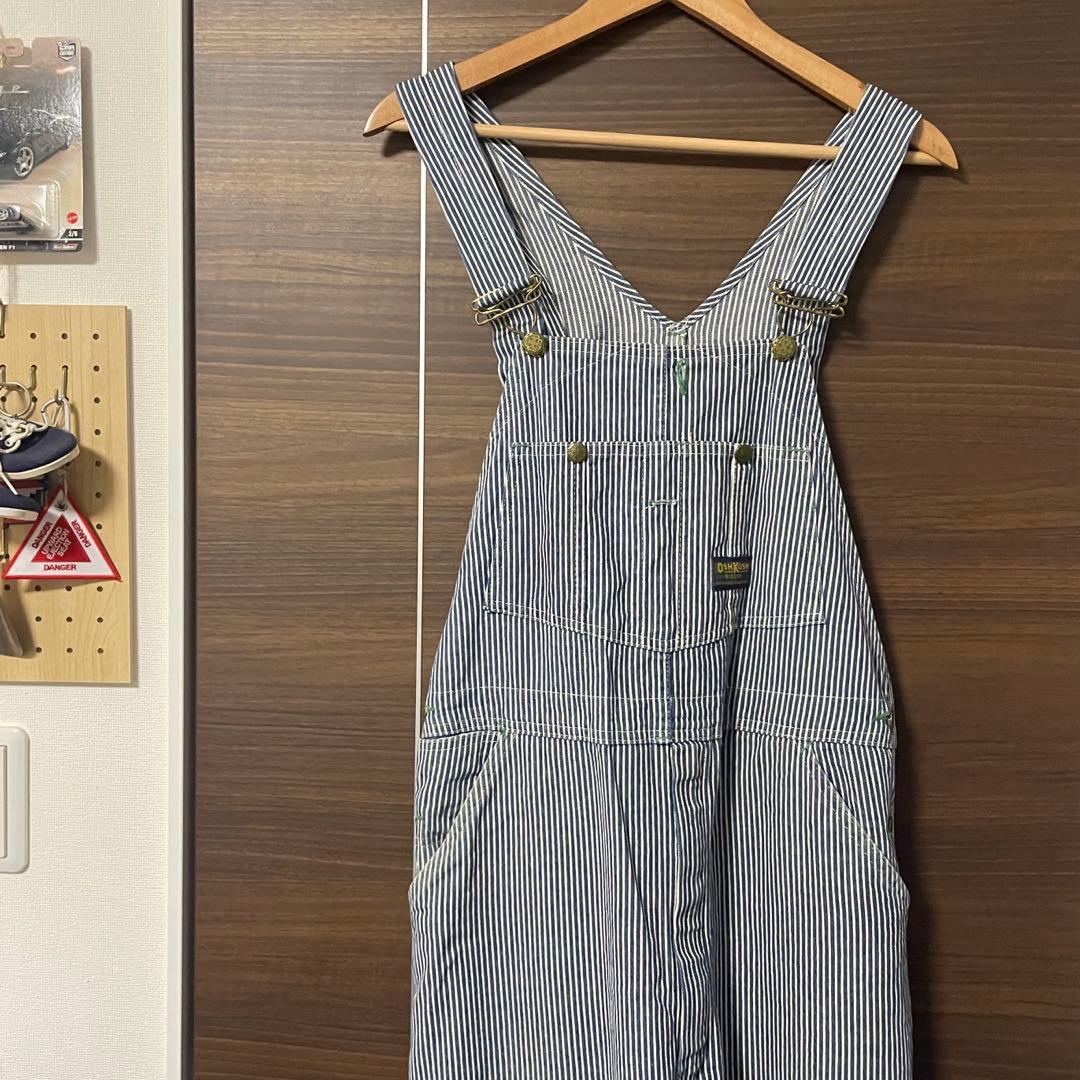 60〜70s Oshkosh ヒッコリーオーバーオール usa製