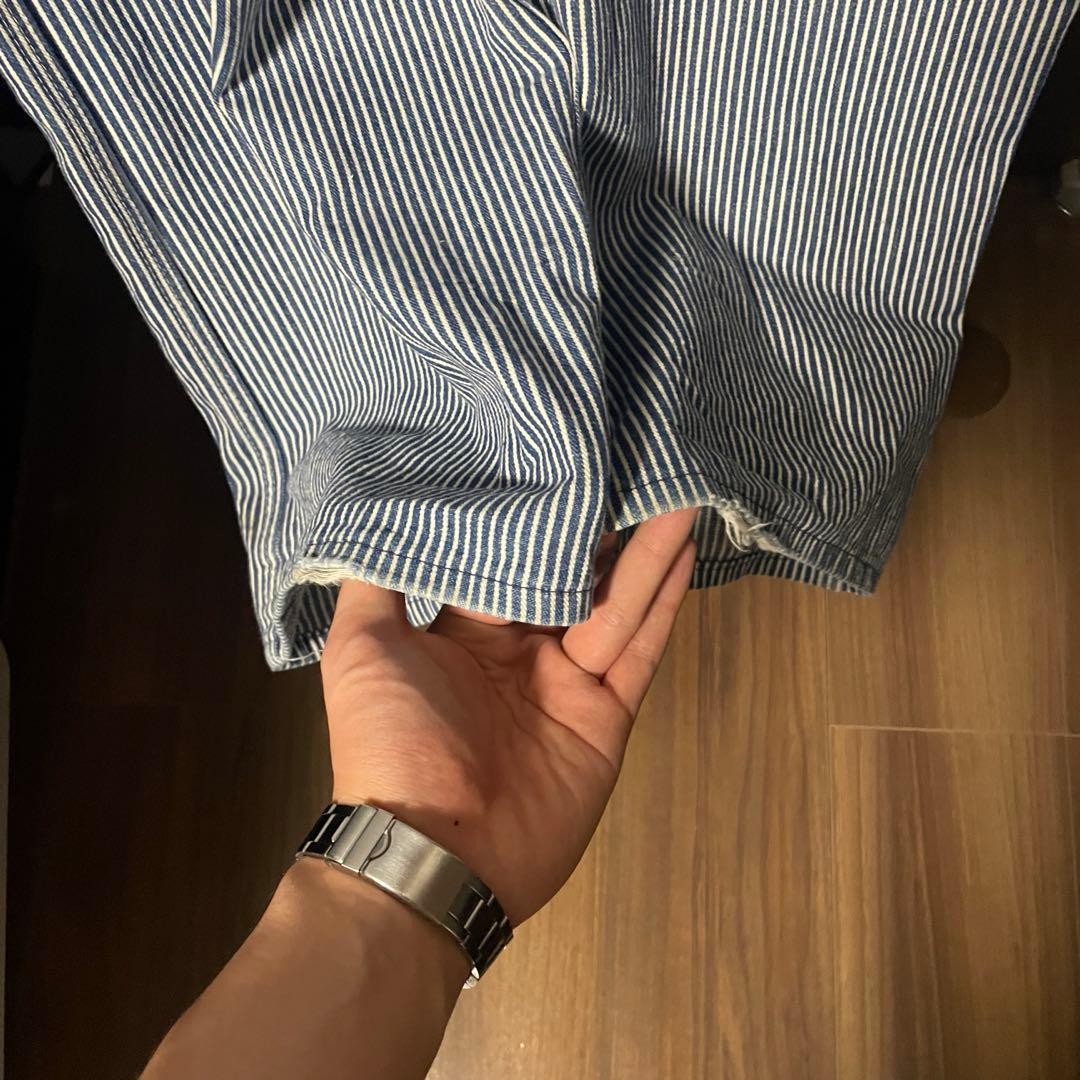 60〜70s Oshkosh ヒッコリーオーバーオール usa製