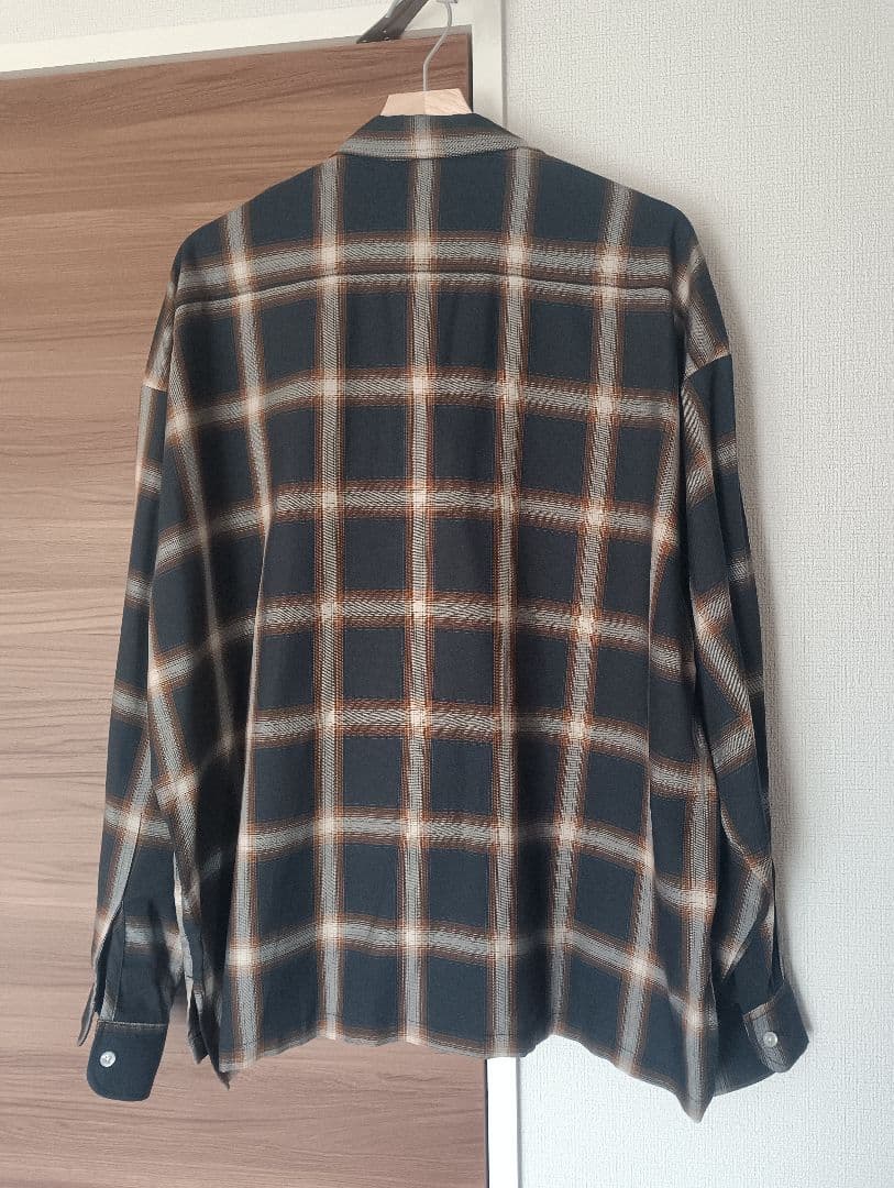 未使用VICTIM&CO. オープンカラーチェックシャツMopeningact