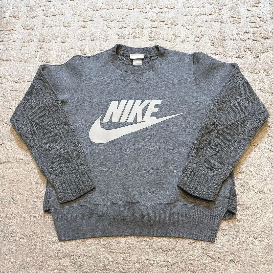 【美品】sacai x Nike スウェット×ニット Mサイズ サカイ ナイキ