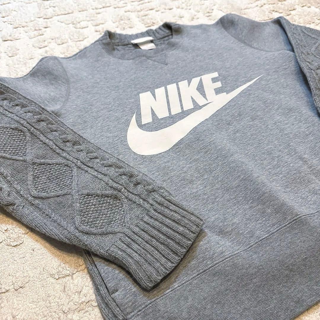 【美品】sacai x Nike スウェット×ニット Mサイズ サカイ ナイキ