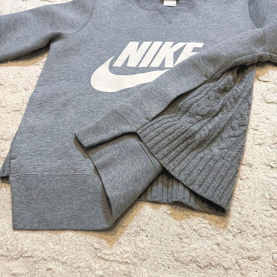 【美品】sacai x Nike スウェット×ニット Mサイズ サカイ ナイキ