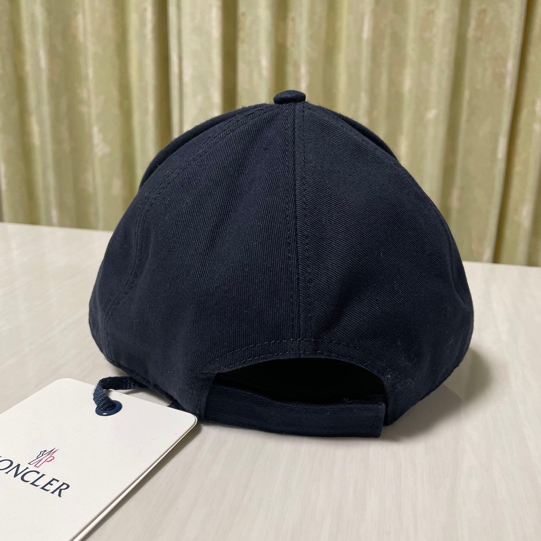 【新品・定価5万円】MONCLER モンクレール キャップ ロゴ刺繍 タグ付き