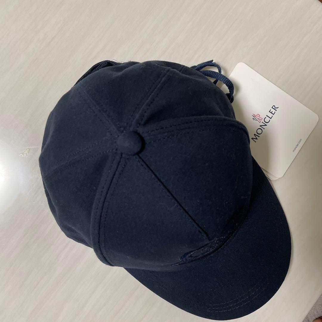 【新品・定価5万円】MONCLER モンクレール キャップ ロゴ刺繍 タグ付き