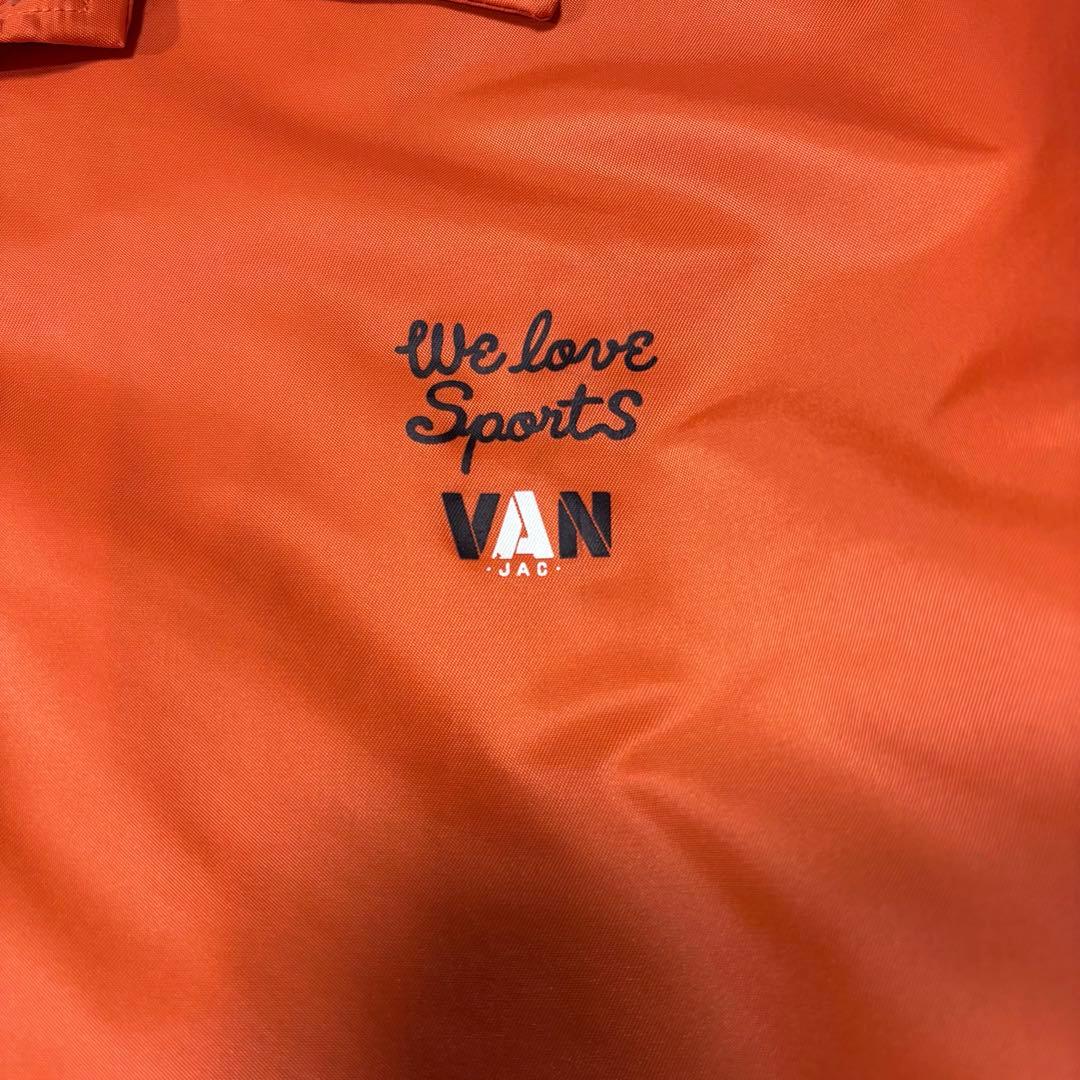 【いーけ✨】VANJAC　ナイロンコーチジャケット　バックプリント