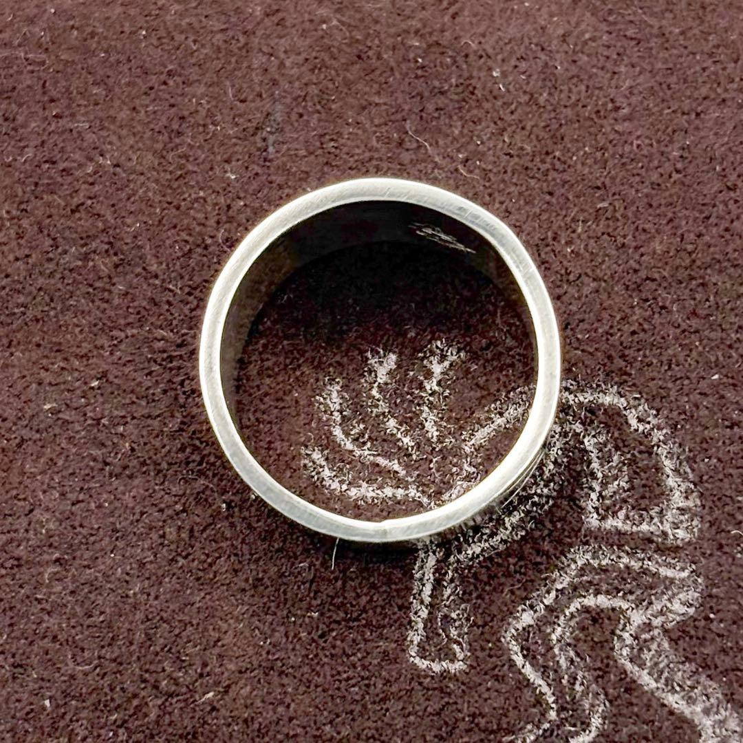 ホピ族 ジーン・プーヤウマ オーバーレイ ココペリ リング 17号 希少 美品