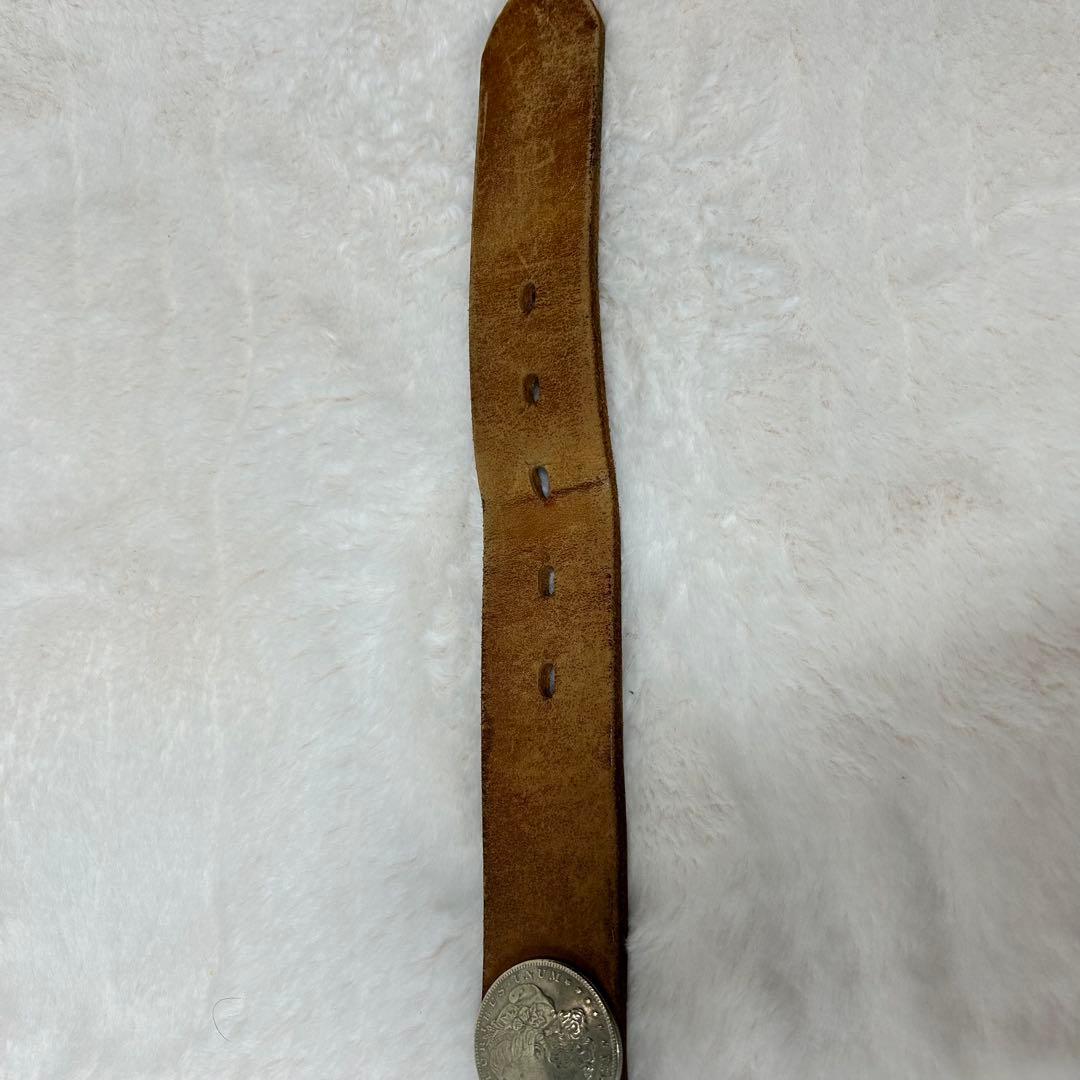 モルガンダラー　コンチョ　レザー　ベルト　1972年